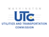 a blue logo for UTC