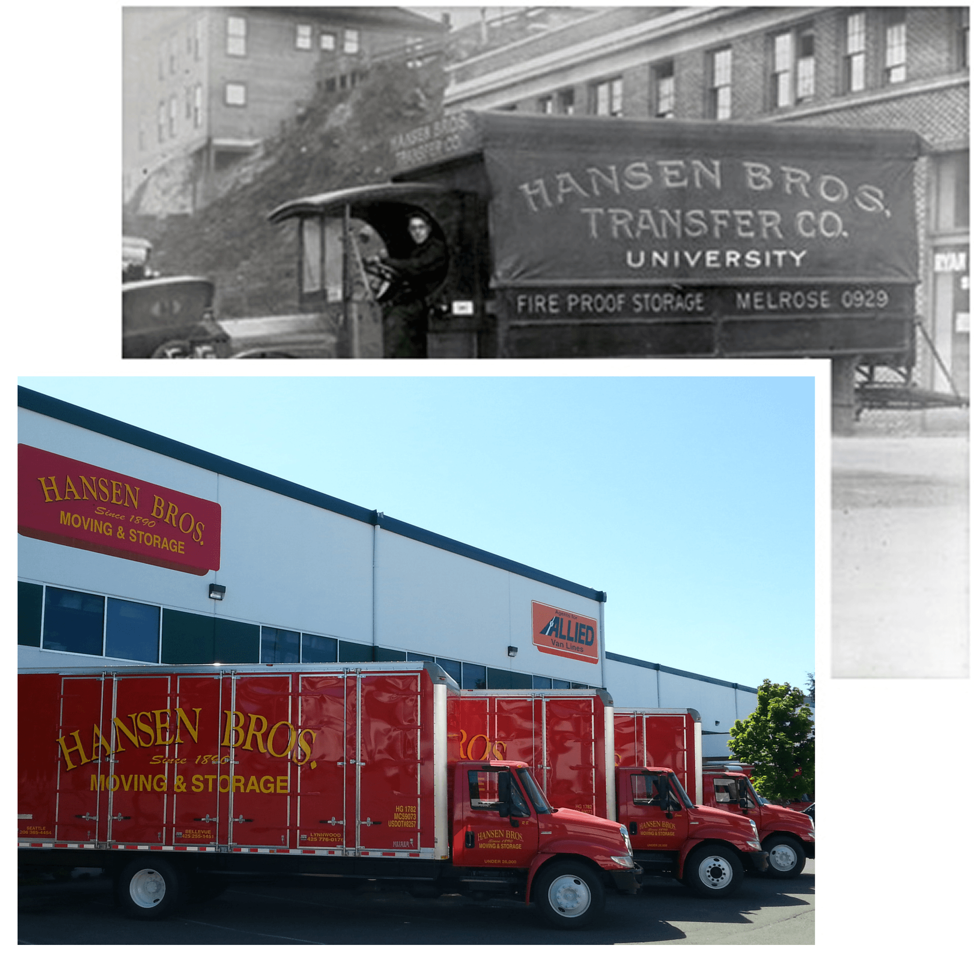 Hansen Bros. historical family and team photo from the early 1900s