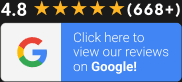 Google Reviews rating — 668+ reviews